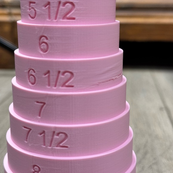 Bracelet Sizer Mandral Matte Pink - Picture 3 of 4